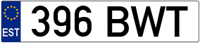 Truck License Plate